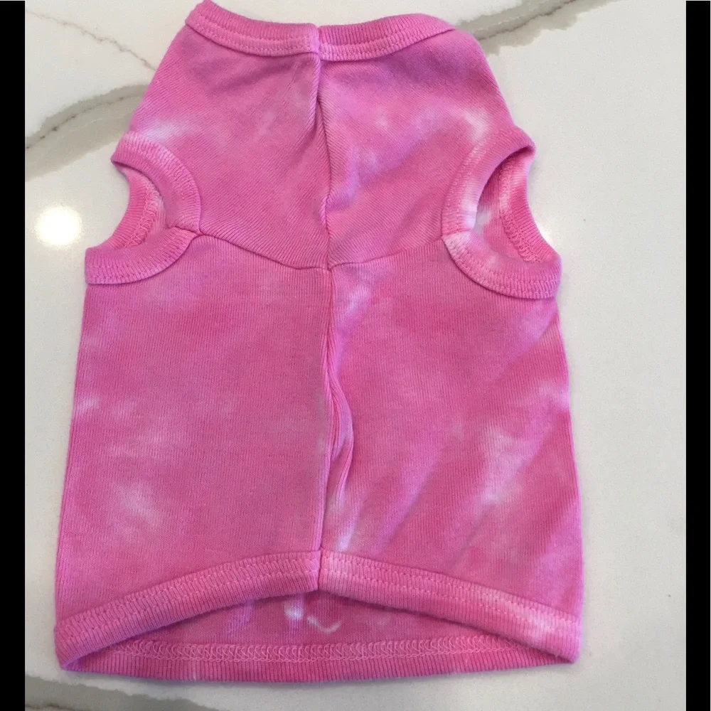 ***SALE***NWOT Custom Tie-Dyed Lucky Horseshoe Doggie Tee